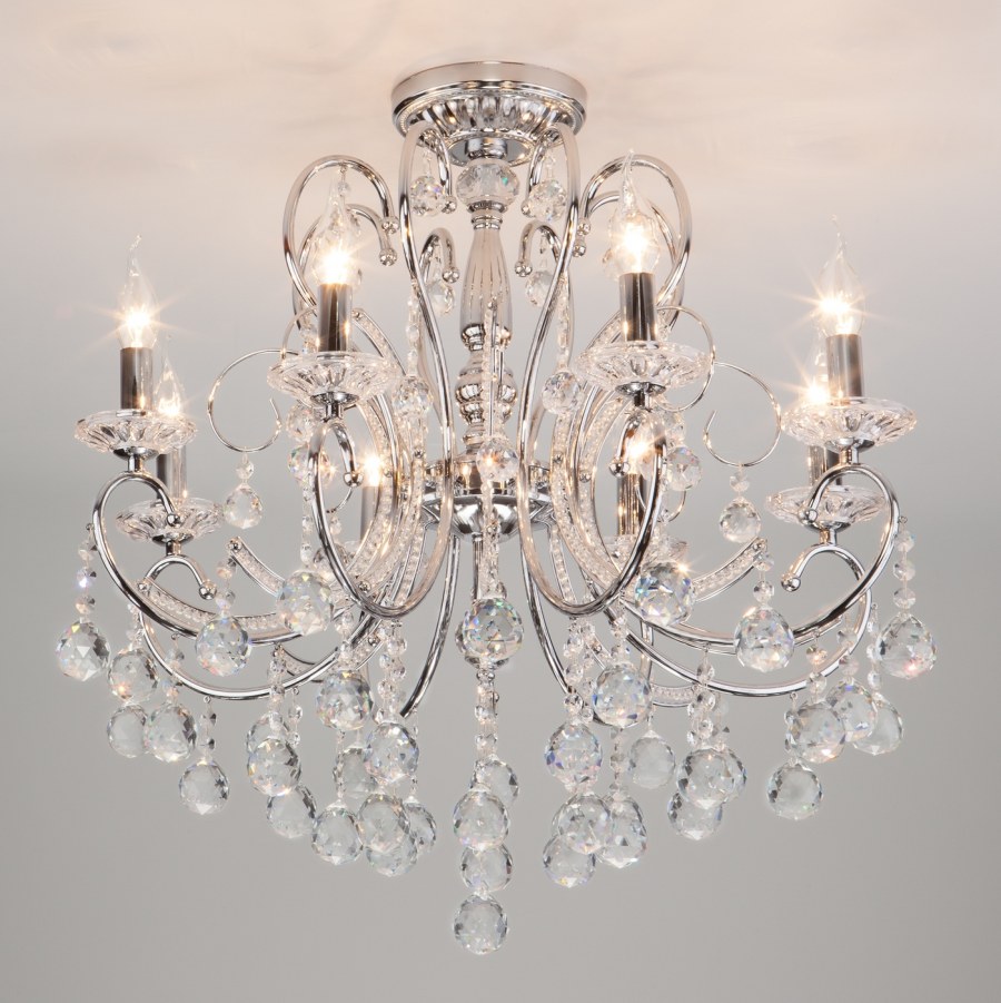 10096/8 Хром/прозрачный хрусталь Strotskis
