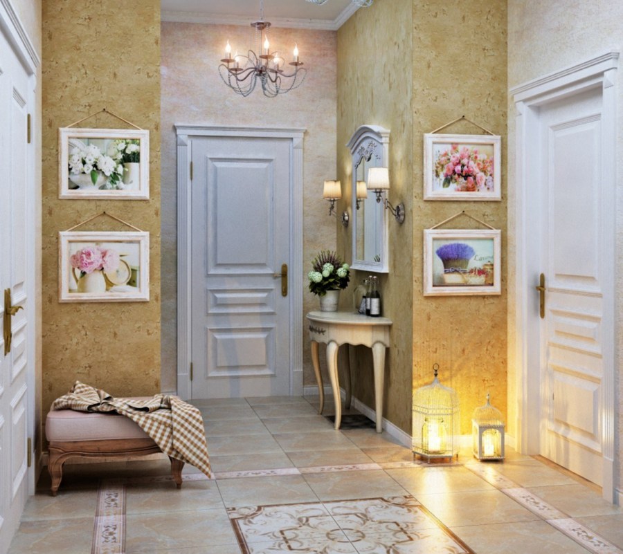 Прихожая Кантри Прованс интерьер