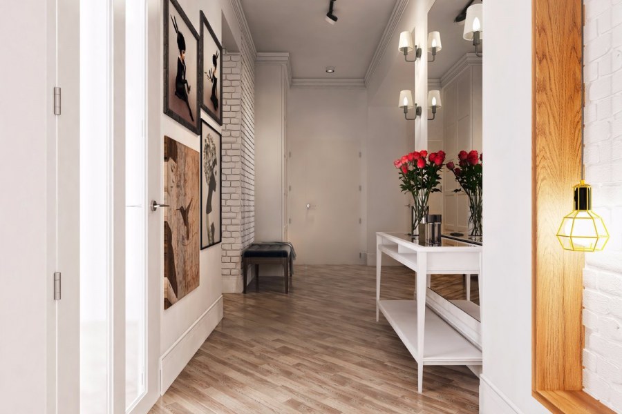 Теплая уютная прихожая