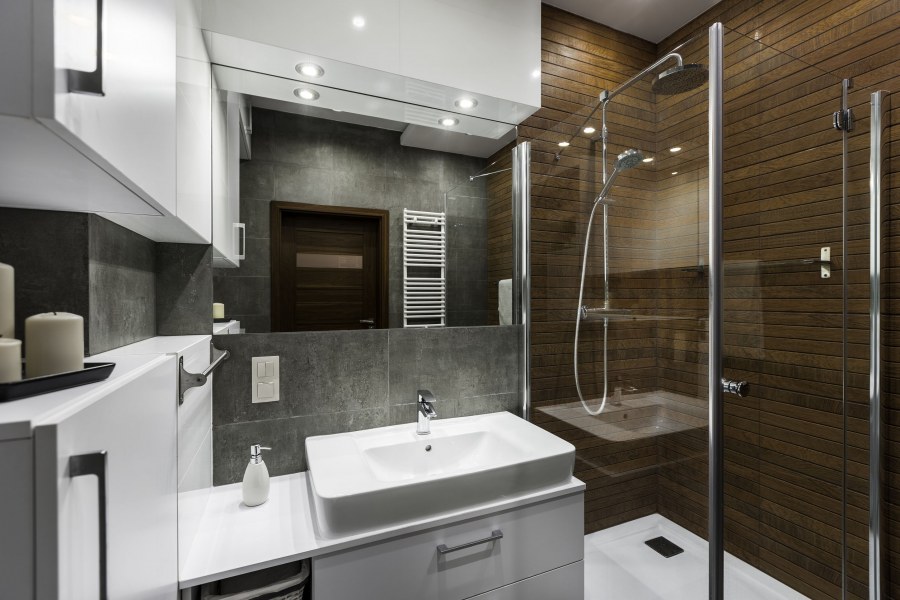 Стильная ванная комната 4 кв