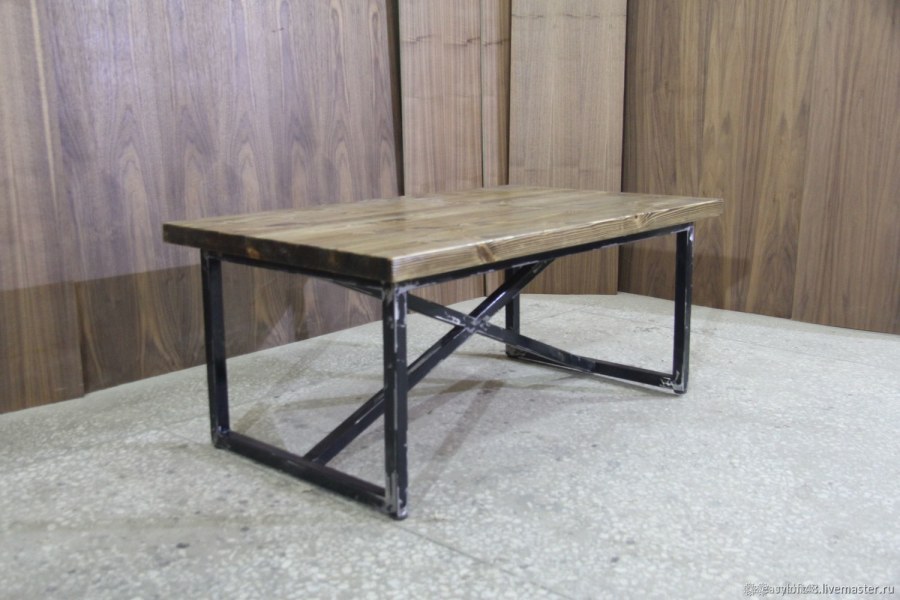 Журнальный стол 900х600 лофт