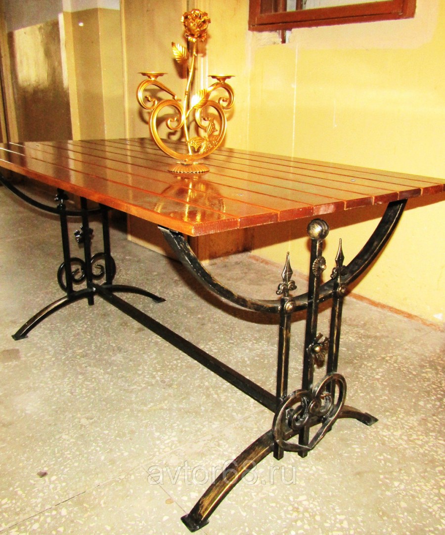 Столик лофт журнальный металл