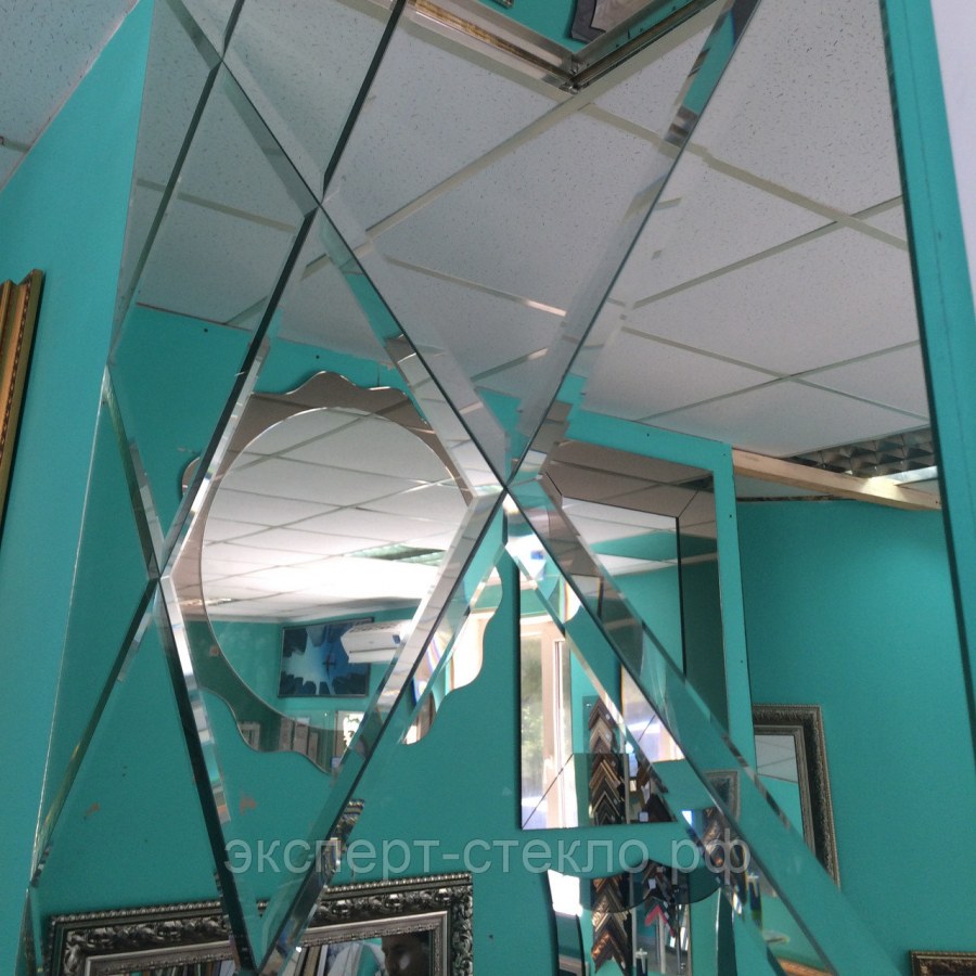 Зеркальная плитка с фацетом 20 20