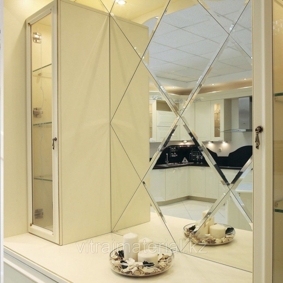 Зеркальная плитка в интерьере