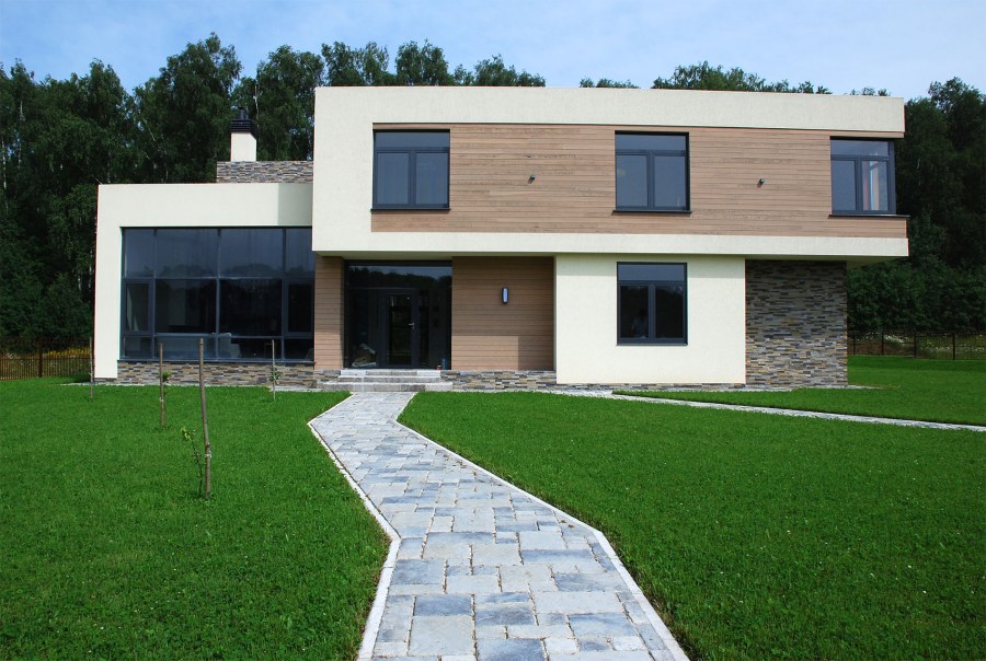 Коттедж в стиле Минимализм