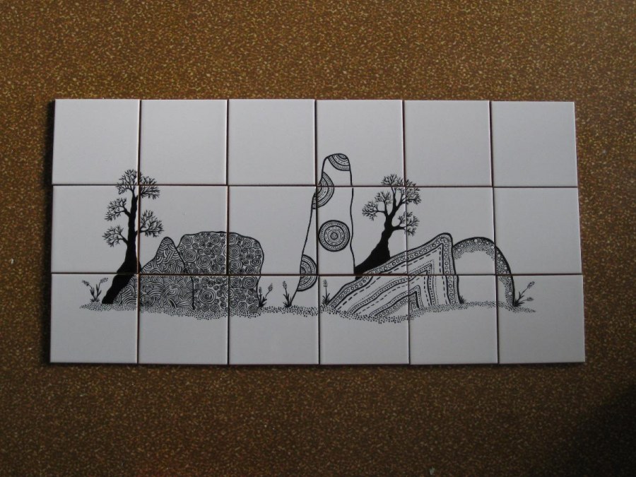 Кафельная плитка с рисунком