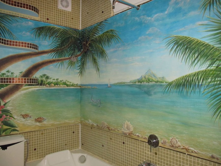 Фреска в ванной комнате