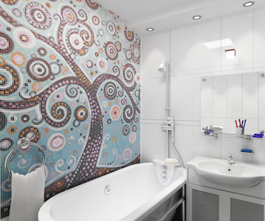 Мозаика для ванной комнаты