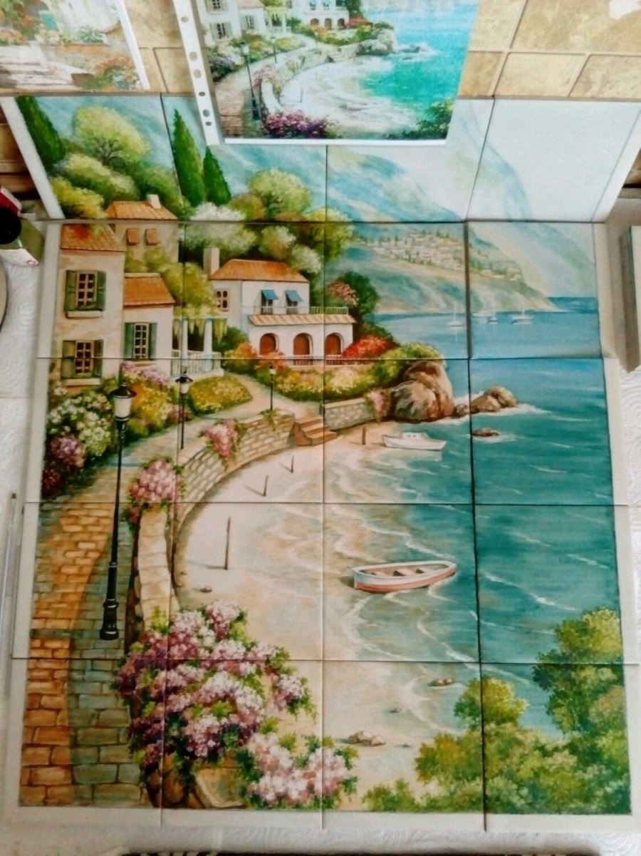 Панно из керамической плитки