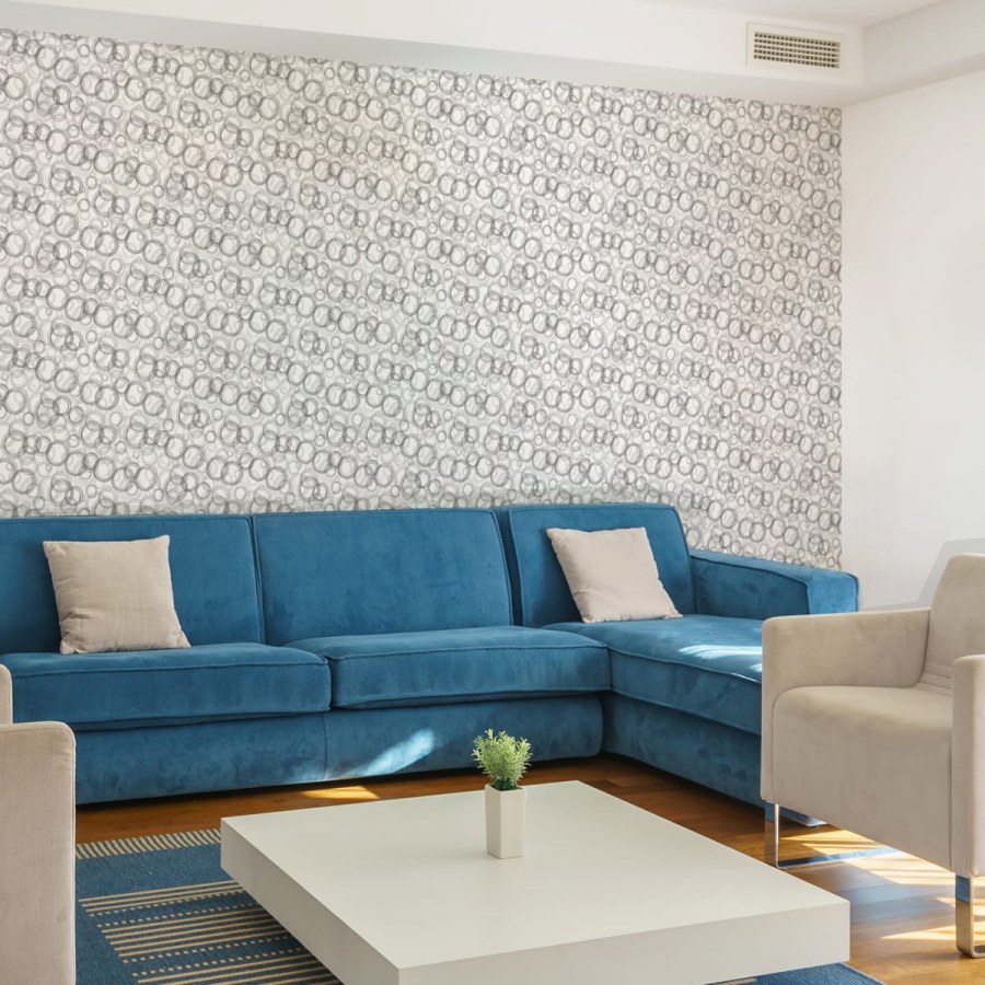 Обои флизелиновые аспект Фиеста белые 1.06 м 70224-14