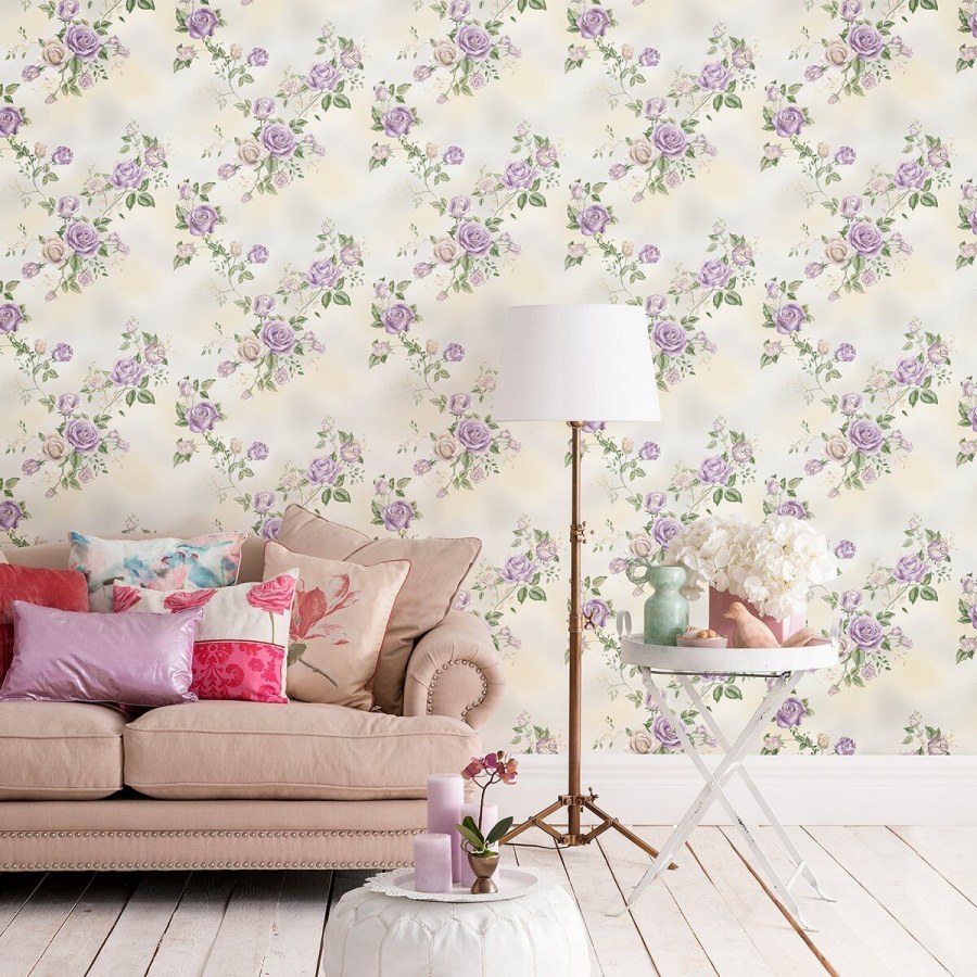 Обои виниловые Elisium шёлк бежевые 0.53 м эл10921