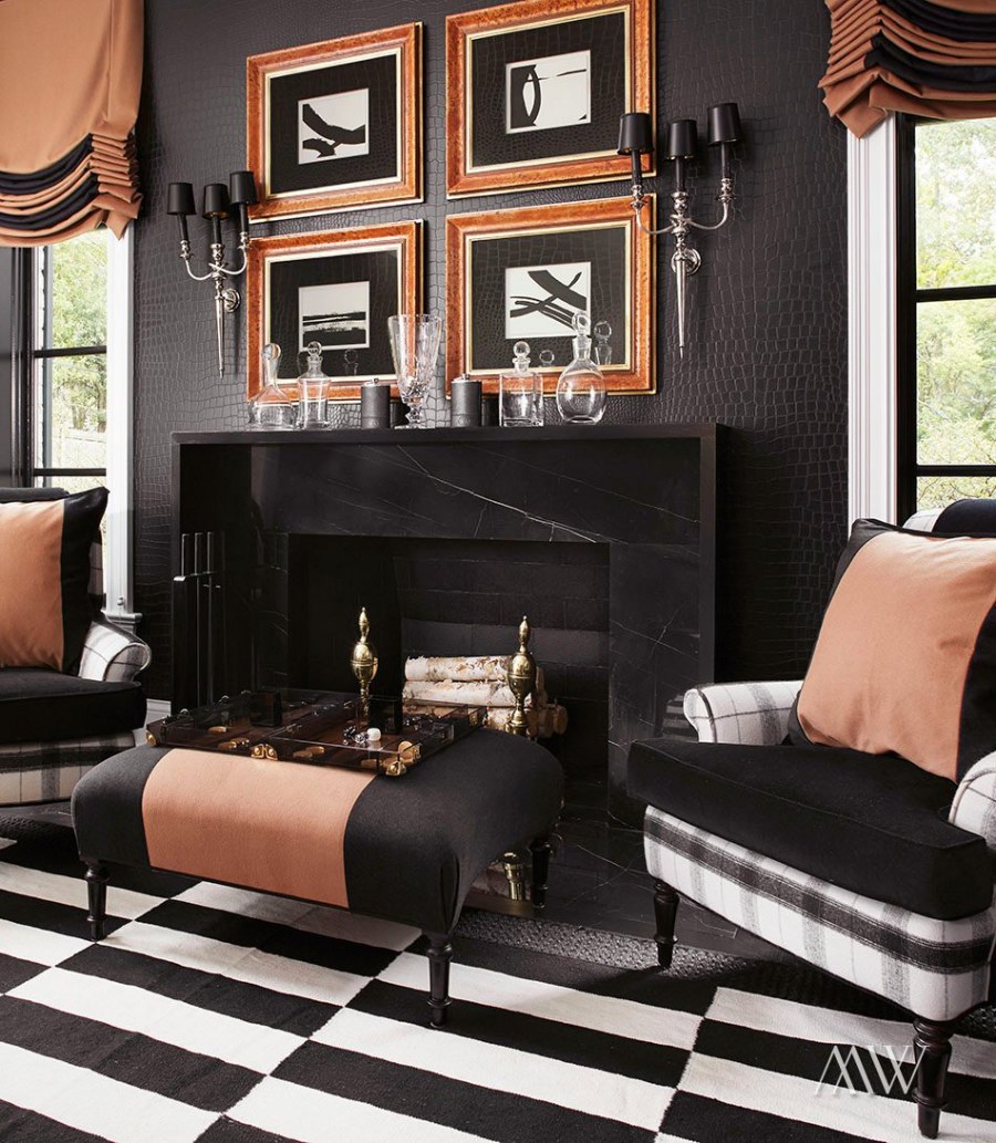 Черный интерьер