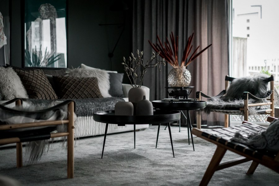 Скандинавский стиль в темных тонах