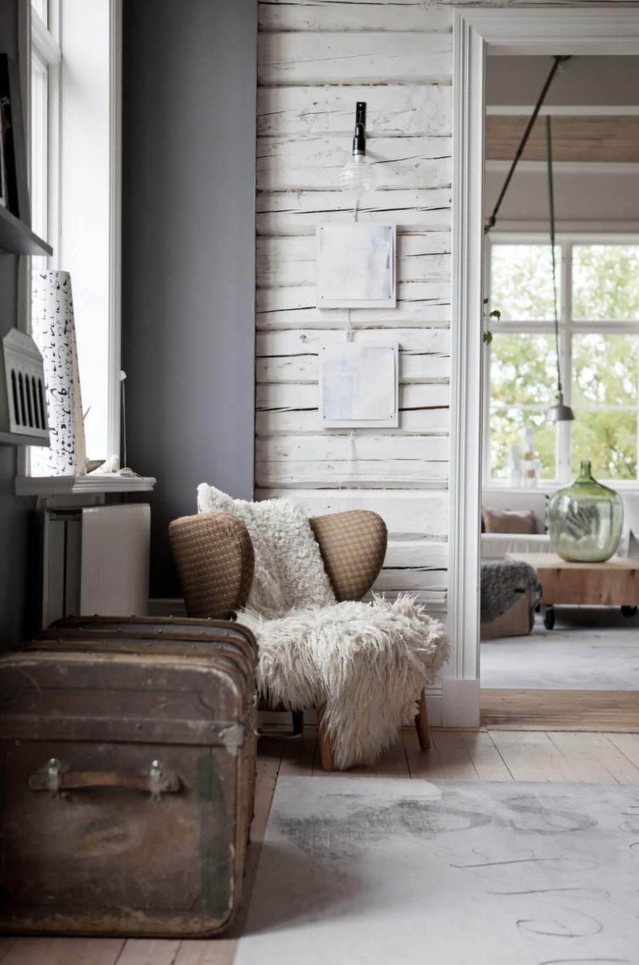 Сканди рустик интерьер