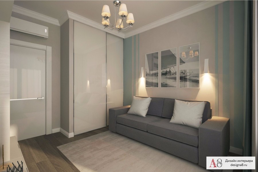 Интерьер квартиры однушки распашонки