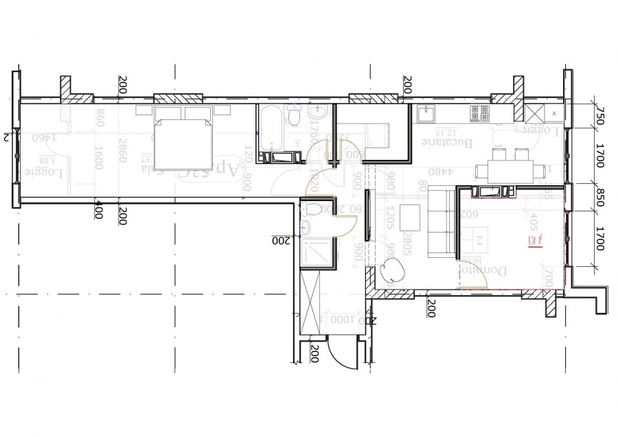 Планировка квартиры распашонка двушка