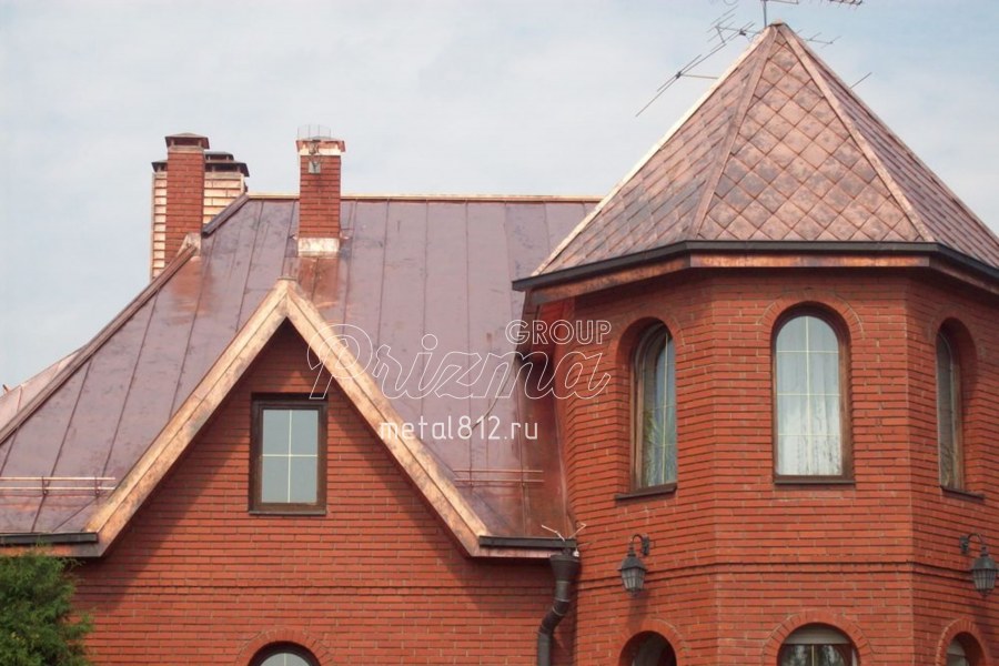 Купер Руф медная кровля Outokumpu