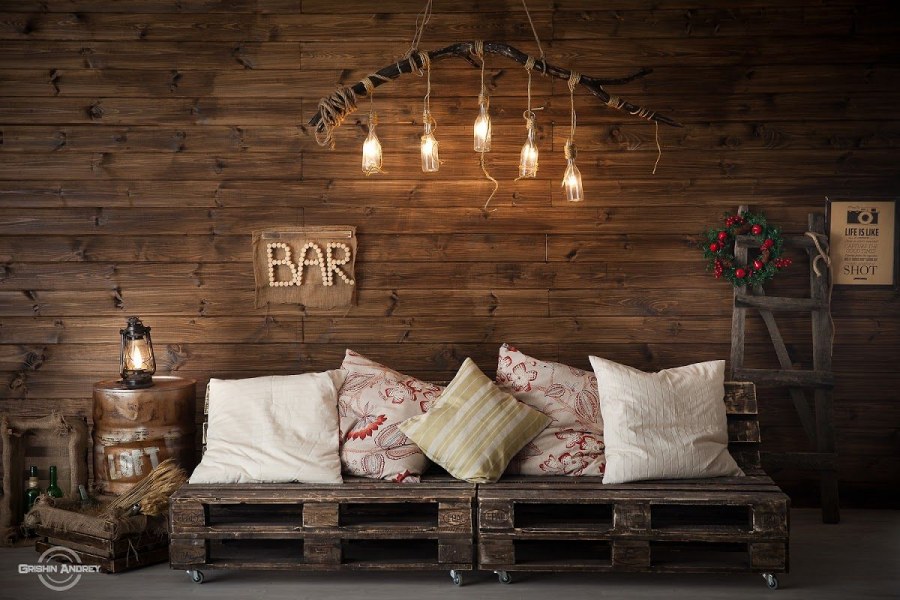 Фотостудия в деревянном стиле