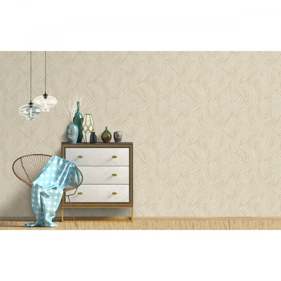 Обои с растительным рисунком