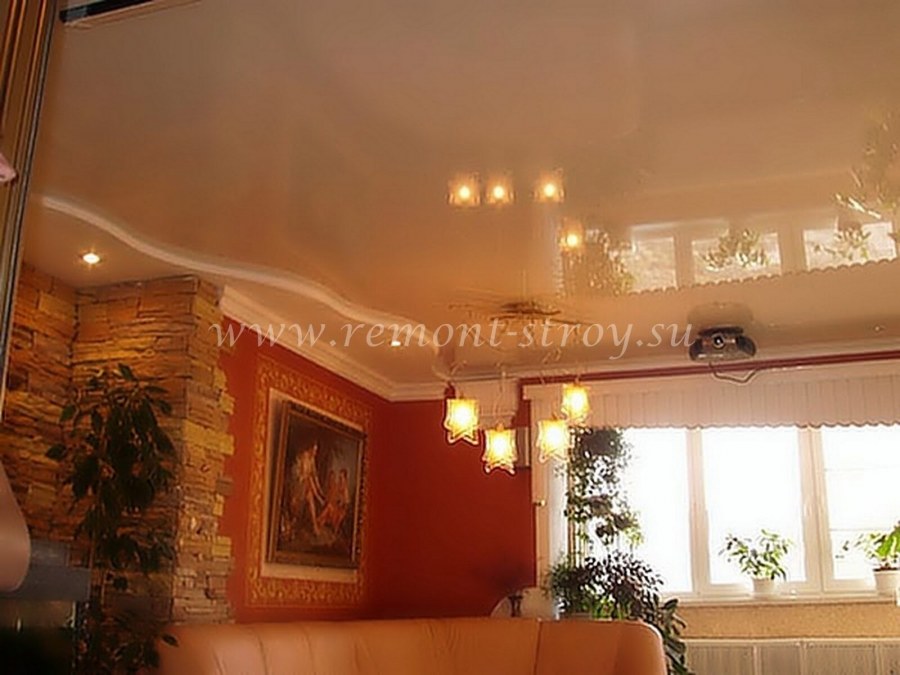 Матовый натяжной потолок