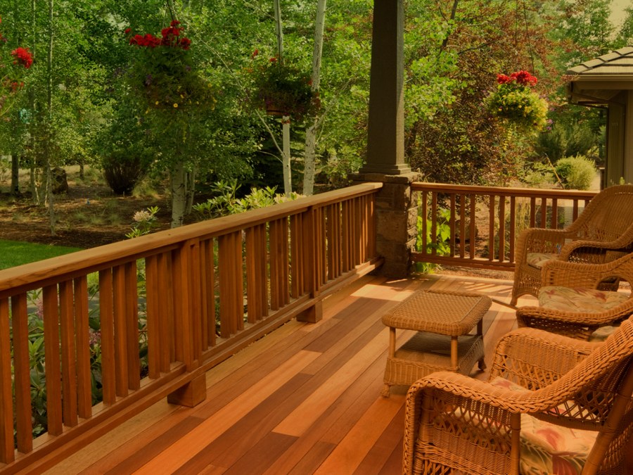 Дачные террасы с навесом