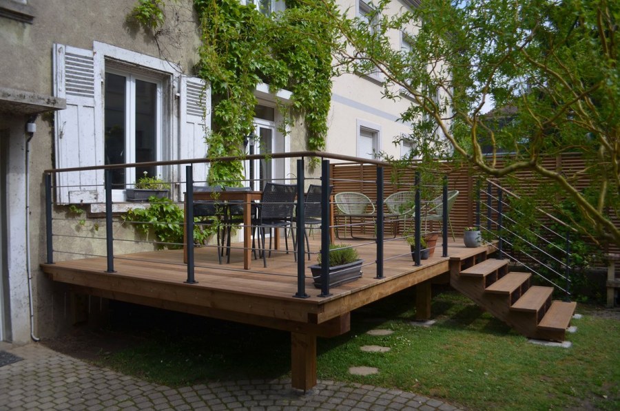 Терраса без ограждения