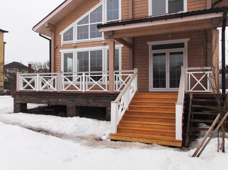 Терраса на втором этаже