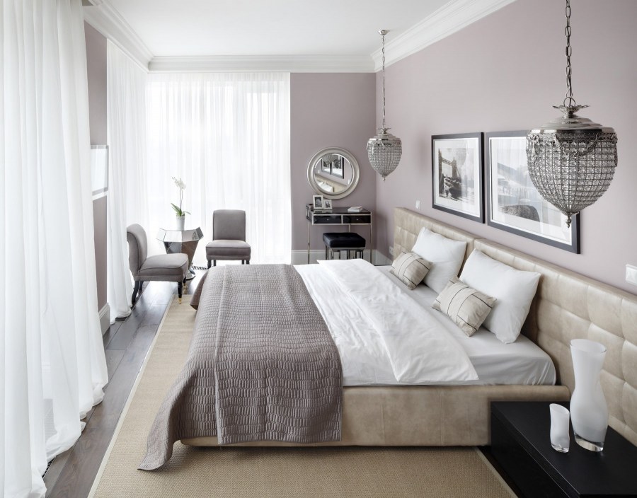 Серый с бежевым в интерьере