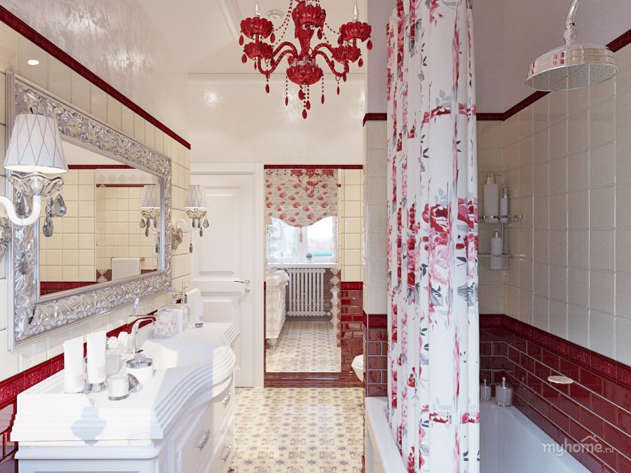 Ванна в стиле арт нуво