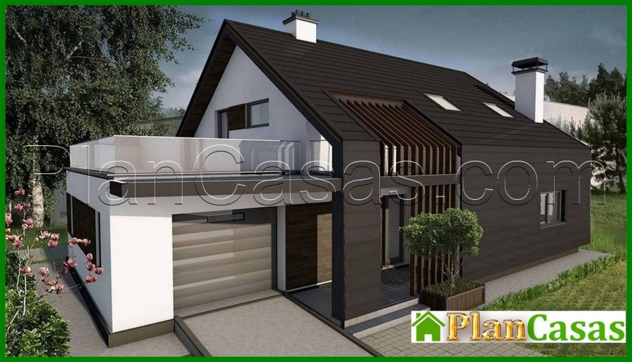 Дом с трассой на крыше гаража