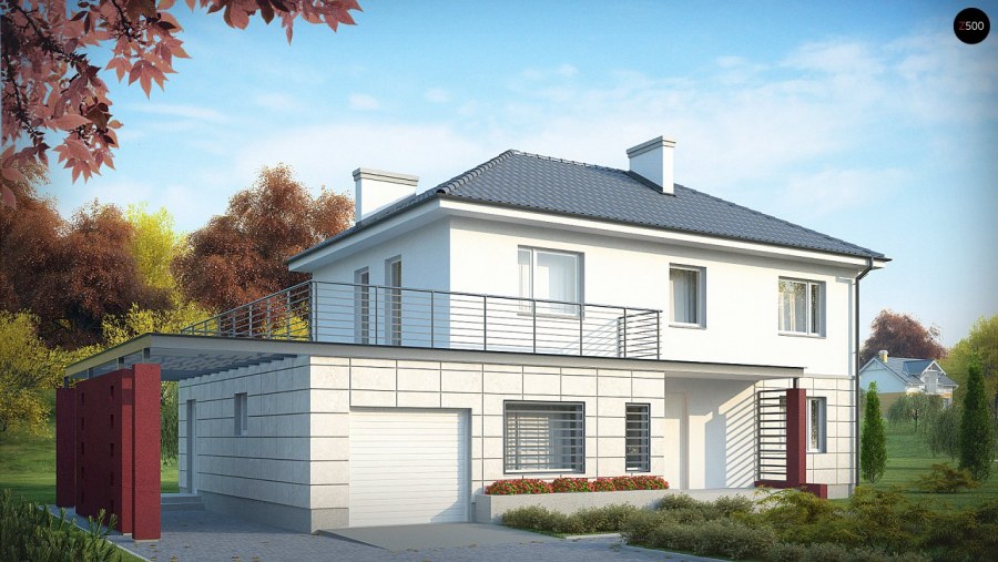 Дом с гаражом