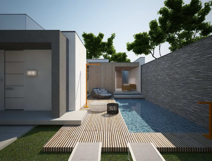 Участок в стиле Минимализм