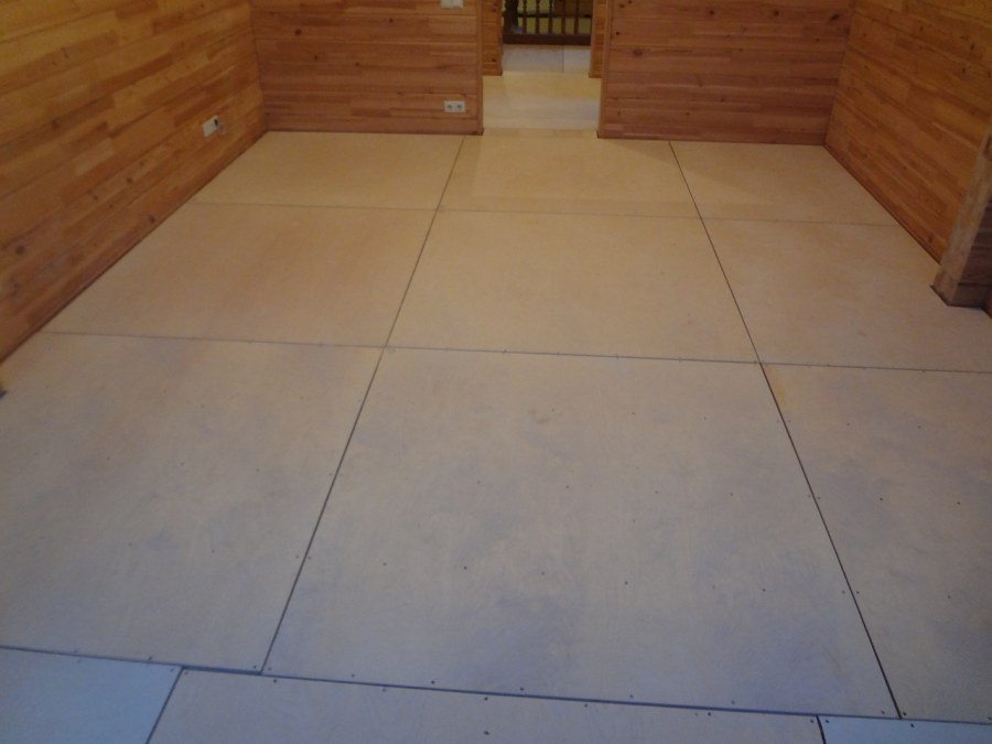 Настил фанеры на пол