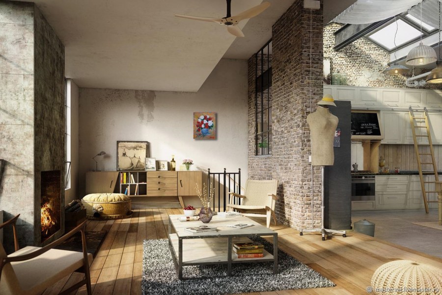 Loft Design интерьер