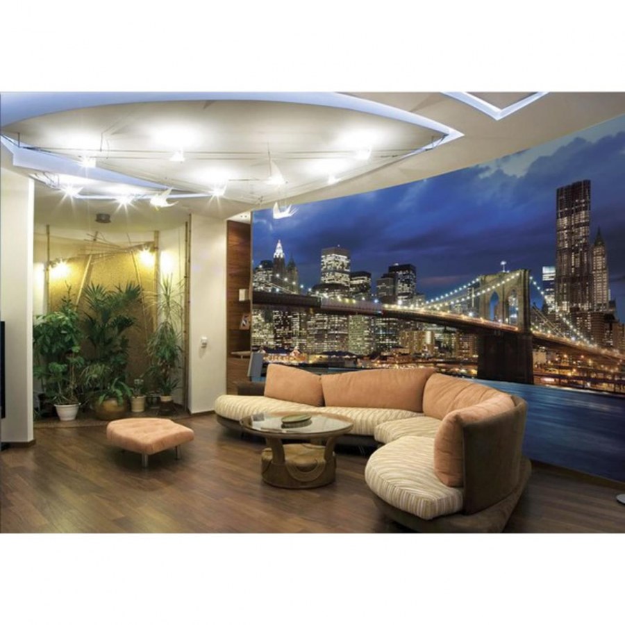 Фотообои ночной город комната