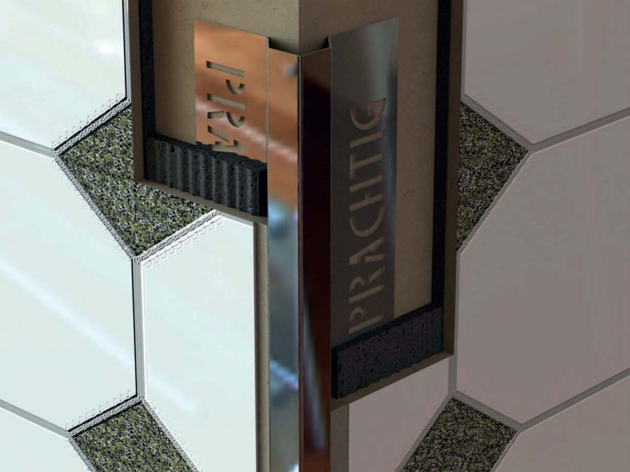 Угол для плитки наружный Генезис