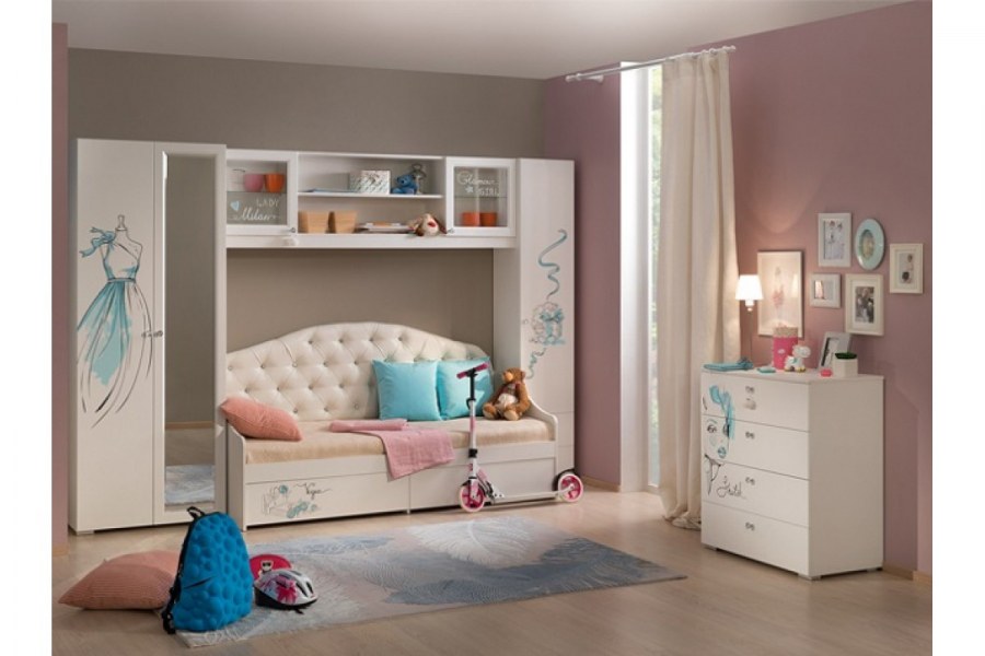 Модульная детская гламур Мебельсон