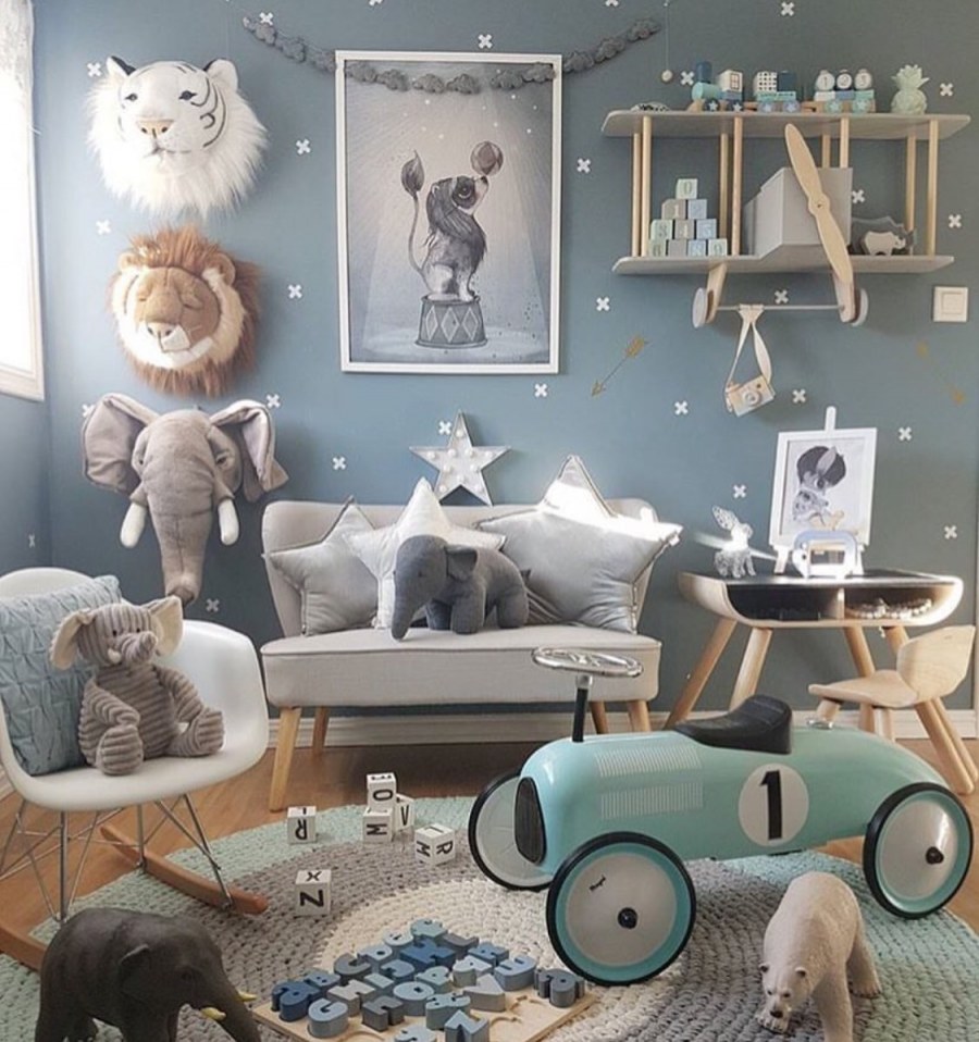 Декор детской комнаты для мальчика