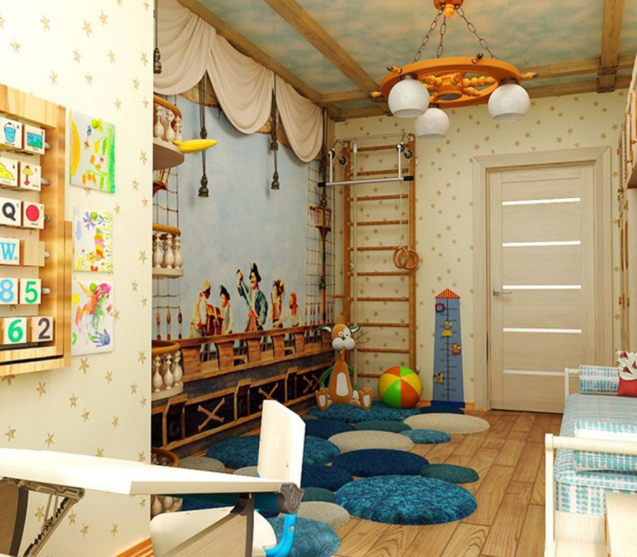 Детская в стиле путешествий