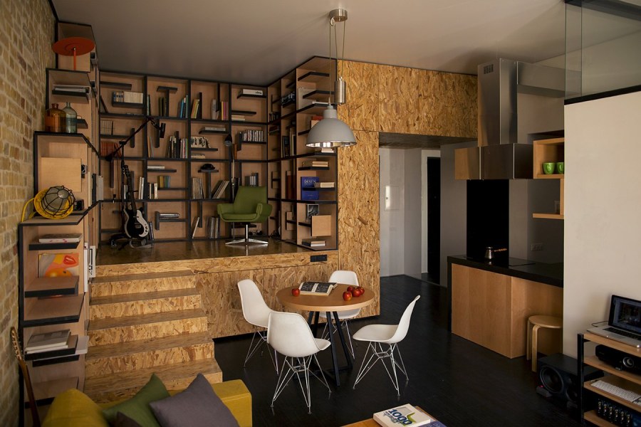 Необычные интерьеры маленьких квартир