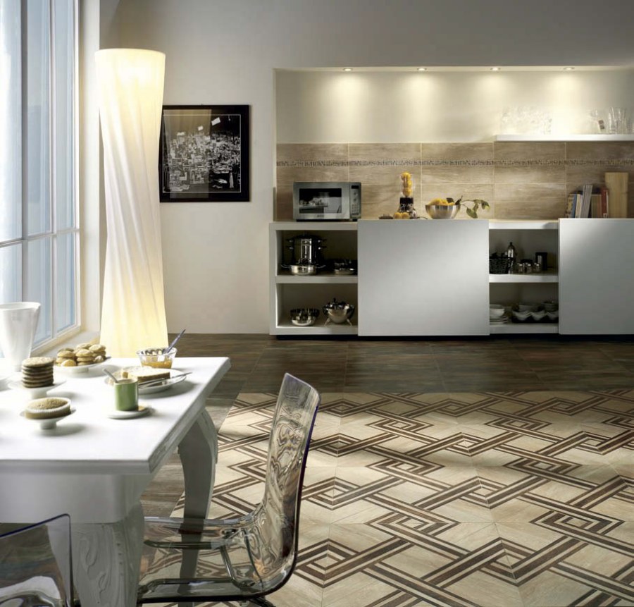 Плитка на кухню на пол