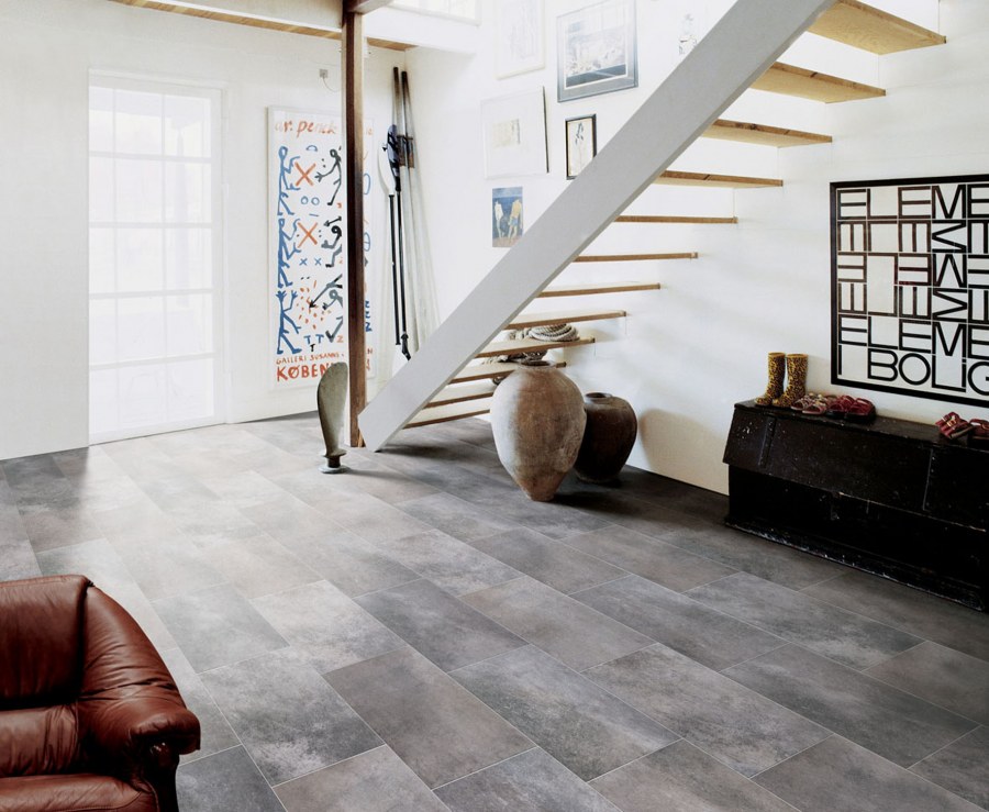 Прямоугольная напольная плитка в интерьере