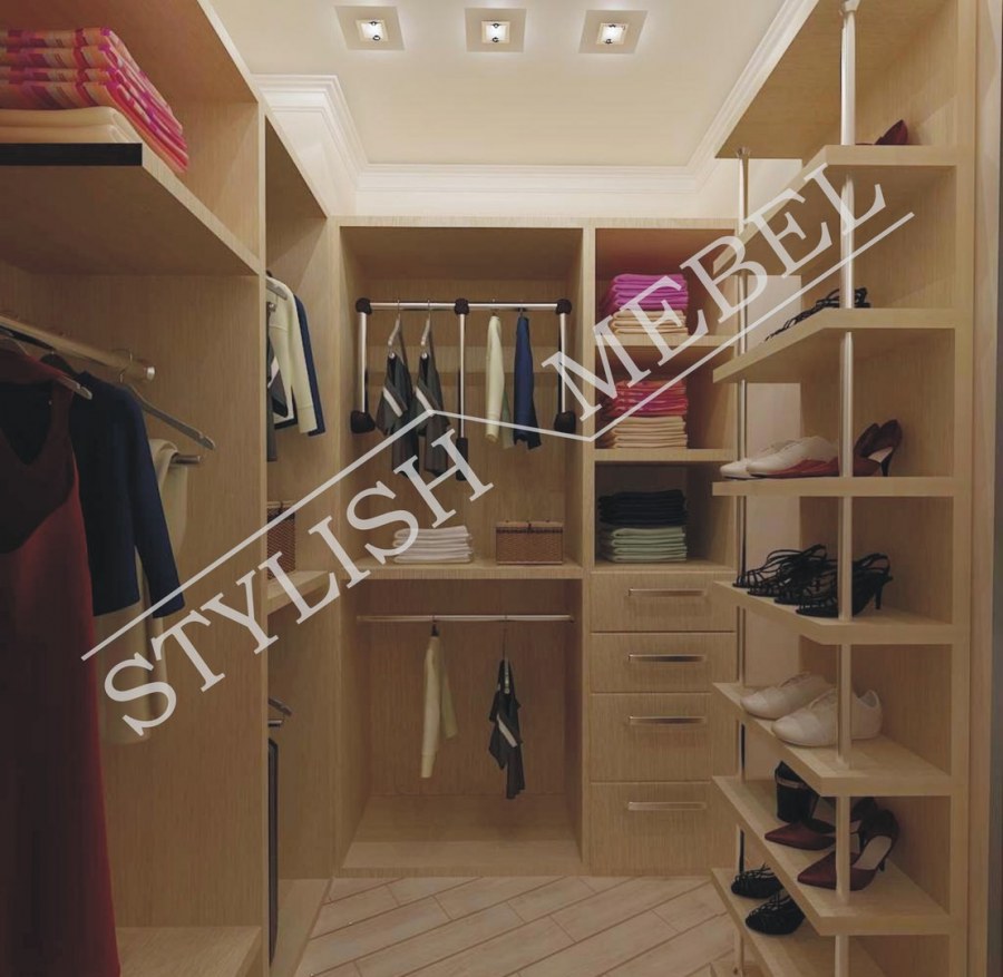 Планировка гардеробной 3м2