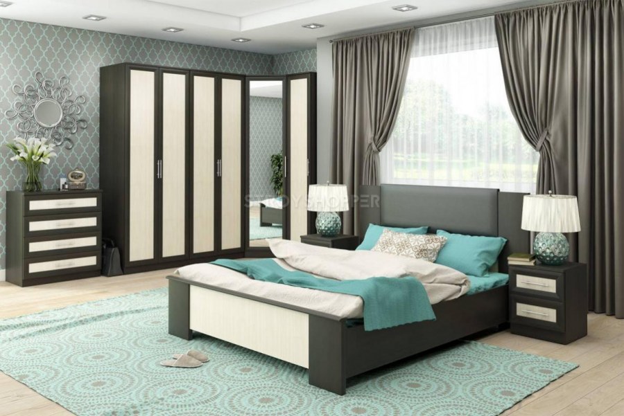 Спальня Юлианна дуб феррара