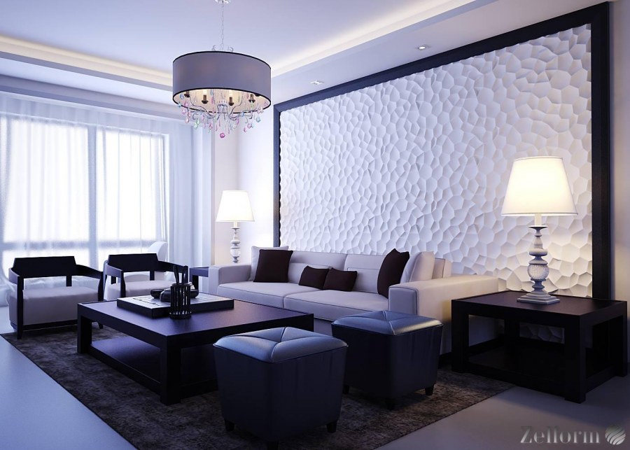 Гипсовая 3d панель "Stahl"