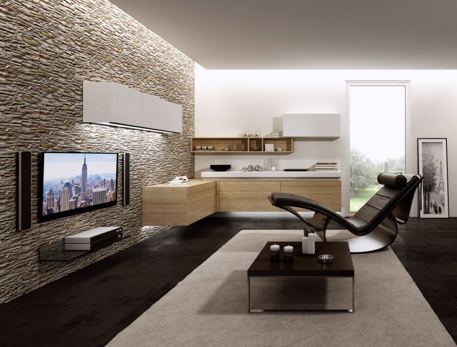 Зал в светлых тонах