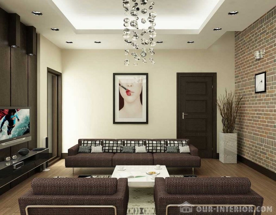 Стильная гостиная в квартире