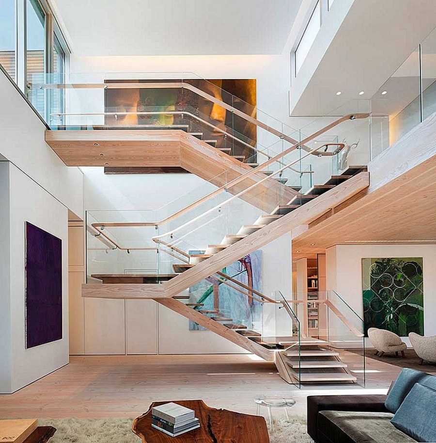 Двухэтажная квартира в современном стиле