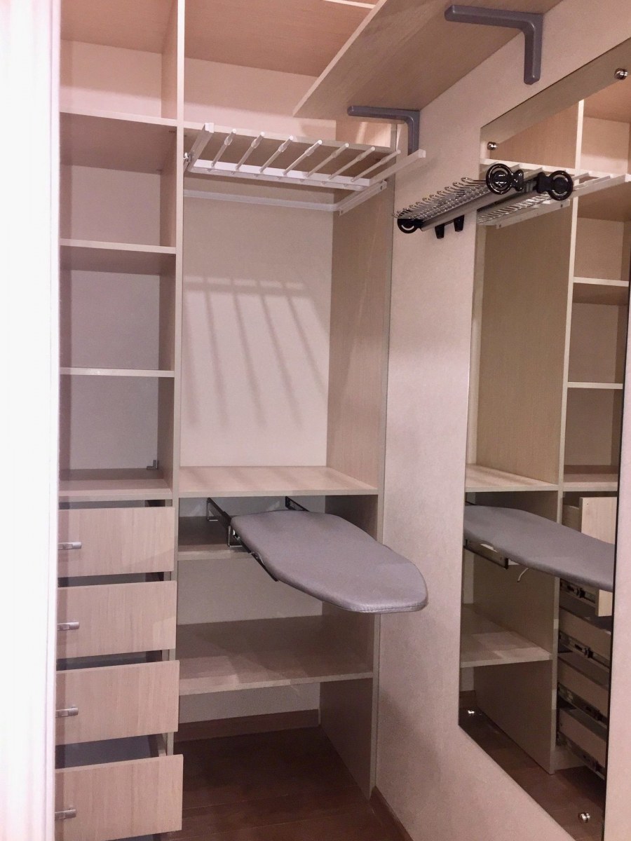 Маленькие гардеробные