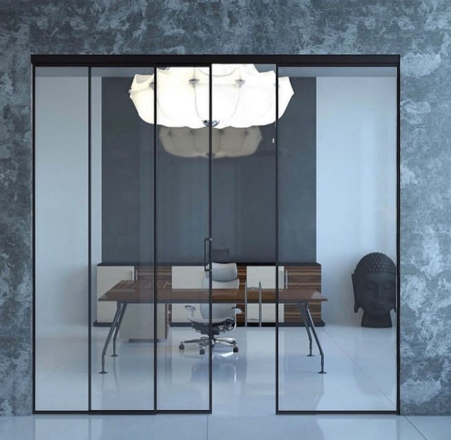 Стеклянные межкомнатные перегородки
